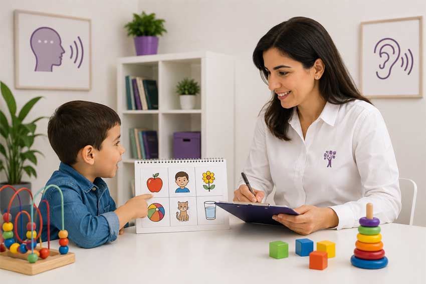 ارزیابی تخصصی گفتار و زبان کودک در کلینیک گفتاردرمانی خانزاده